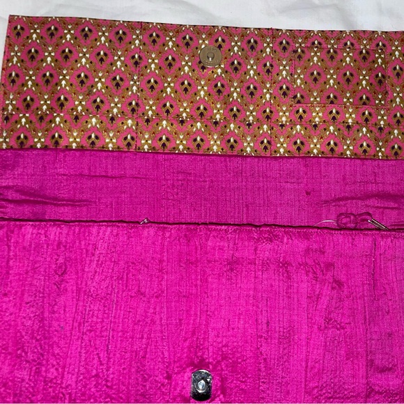 Handbag Purse Crossbody Clutch w/ 5 Section Sak Saum Abi Ferrin Freedom Project - Picture 7 of 14